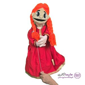 عروسک نمایشی دستکشی دختر سنتی